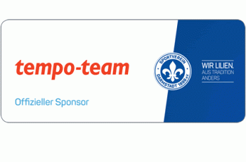 Tempo-Team Personaldienstleistungen neuer Sponsor beim SV98 Darmstadt